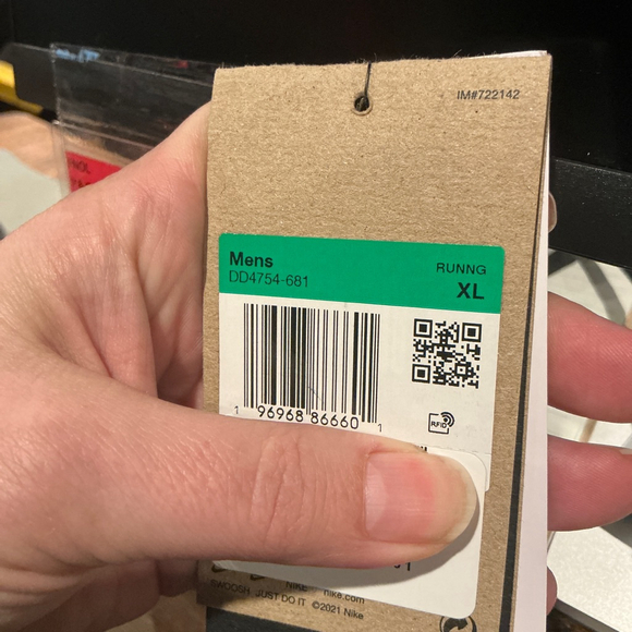 Nike drifit element crew run shirt burgundy xl g72 - Picture 4 of 4